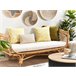 Beliani Cojín decorativo TRITELEIA 45x45 Amarillo