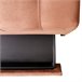 Banco puf baúl en terciopelo 140x50 Naranja