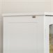 Alacena de Cocina MDF, Melamina de Madera, Vidrio HOMCOM Blanco