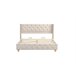 Cama de matrimonio de lino 149x195 Cama de matrimonio de lino 149x195 Beige