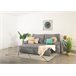 Sofá cama MIXX con almohadas de respaldos Gris