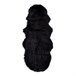 Alfombra Asimétrica Lambskin 180x60 Negro