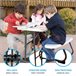 Mesa plegable picnic ultrarresistente infantil LIFETIME 82,5 x 90 x 53,5 cm UV100 Crema