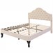 Marco de la cama Beige