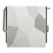 Porta Rollo Papel Ps Origami Gris Claro