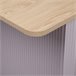 Mesa de comedor fija color roble SELENA Roble