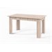 Pack Mesa Fija de Comedor o Cocina + 4 Sillas Nordic 138x80 Blanco/ Negro