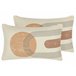 Beliani Cojín decorativo NASTURTIUM Beige