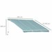 Toldo Manual Plegable Tela de poliéster, aluminio Outsunny 295x250 Verde
