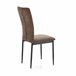 Pack de 4 sillas HOLLY Marron