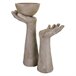 Manos deco magnesio Gris