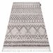 Alfombra BERBER RABAT G0526 Franjas Bereber Marroquí 200x290 Crema