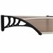 Tejadillo de Protección Aleación de Aluminio, PP Outsunny 100x75 Marron