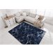 Alfombra lavable MIRO Geométrico enjerado 160x220 Azul Marino
