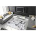 Alfombra GLOSS moderno 8488 37 Abstracción elegante glamour 120x170 Gris