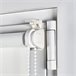 Estores plegables Estor Paqueto Con Varillas para Ventanas Blanco Veta
