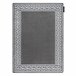 Alfombra HAMPTON Grecos 120x170 Gris