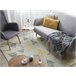 Beliani Alfombra de pelo corto YAYLA 140x200 Gris Claro