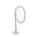 Espejo de Aumento LED con Brazo Flexible y Ventosa Mizoom Blanco