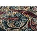 Alfombra de lana POLONIA Mozaika oriental 200x300 Azul/ Negro