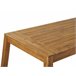 Beliani Conjunto de comedor LIVORNO Marron