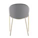 Silla Elegan Terciopelo Gris