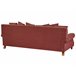 Beliani Sofá de 3 plazas Poliéster EIKE Beliani Sofá de 3 plazas Poliéster EIKE Rojo