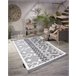 Alfombra MAROC P659 azteca Étnico Franjas Bereber marroquí 80x150 Gris