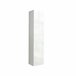Armario multiusos 1 puerta efecto madera Blanco Brillo
