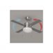 Cecotec Ventilador de techo con luz Ventilador de techo EnergySil Inox