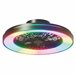 Ventilador techo CALIX retractil led motor DC Negro