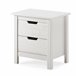 Mesita de noche JULIETA 2 cajones Mesita de noche JULIETA 2 cajones Blanco