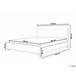Beliani Cama con somier Poliéster AMBASSADOR 192x216 Beige