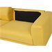 Beliani Sofá de 3 plazas Poliéster NIVALA Beliani Sofá de 3 plazas Poliéster NIVALA Amarillo