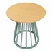 Mesa de comedor Lensuu redonda [en.casa] Verde
