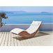 Beliani Cojines de asiento BRESCIA Blanco/ Beige