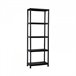 Estantería de Resina con 5 Baldas Thinia Home Negro