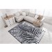 Alfombra lavable MIRO 51331.803 Cebra 80x150 Negro