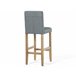 Beliani Silla de bar MADISON Beliani Silla de bar MADISON Gris