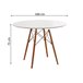 Pack Mesa Redonda Nordica + Sillas Nordicas 100x100 Blanco