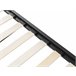 Beliani Cama con somier Metal TULLE 102x209 Negro