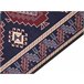 Beliani Alfombra de pelo corto KANGAL 80x240 Azul