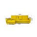 Chaise longue CHIEW Amarillo