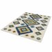 Alfombra geométrica con relieve de interior/exterior MILA - ATTICGO 80x150 Multicolor