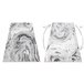 Alfombra LIRA E1686 Abstracta estructural moderna glamour 80x150 Gris