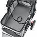 Carrito para mascotas impermeable acero / poliéster Gris