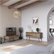 Mueble TV Clavel 2 cajones Madera