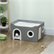 Casa para Gatos MDF, Sisal PawHut Gris
