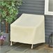 Funda Protectora para Sillas Tela Oxford Outsunny Beige