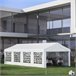 Carpa de Jardín Acero y PE Outsunny 800x400 Blanco